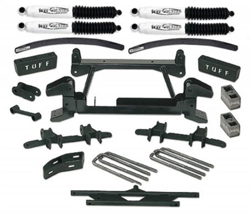 Tuff Country 16854KN 92-98 Suburban 2500 (8Lug) 4X4 6in Lift Kit (w/Stamped Lwr Cntrl Arms SX8000)