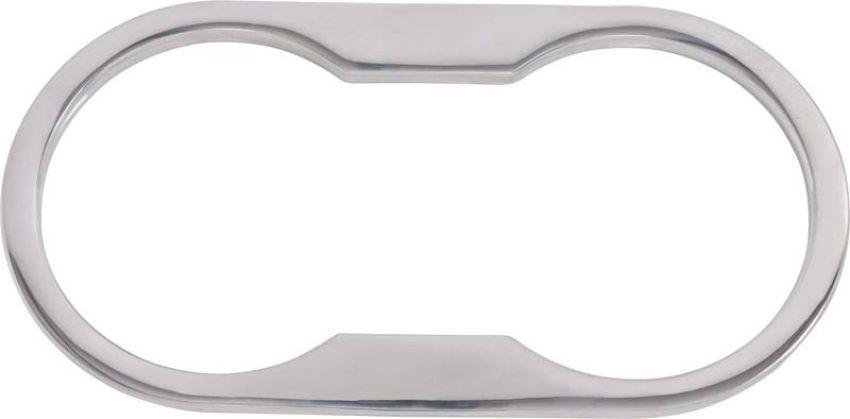 Kentrol 30002 07-10 Wrangler JK Jeep Cup Holder Bezel - Polished Silver
