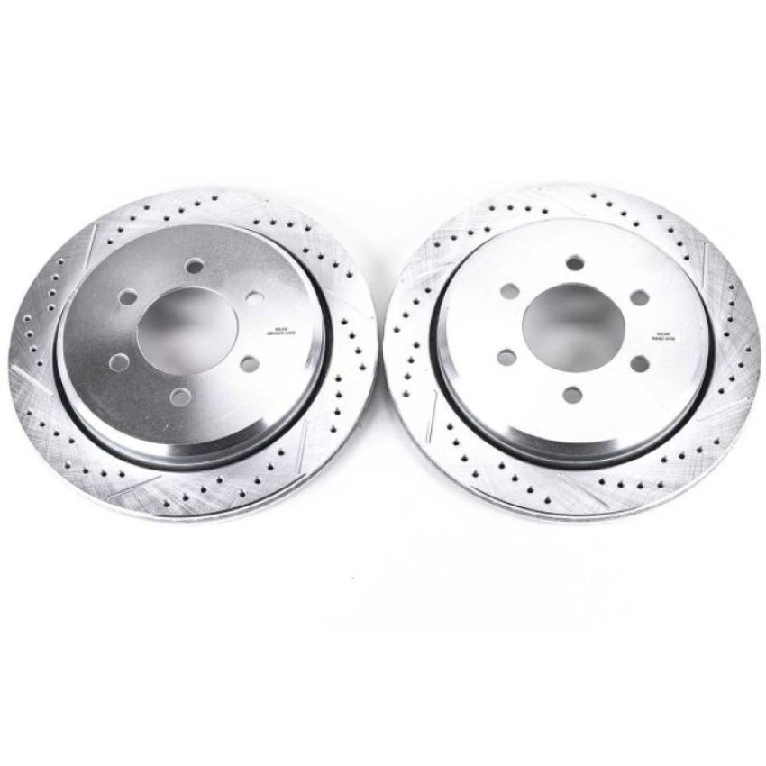PowerStop AR8591XPR PowerStop Evolution Performance Drilled, Slotted & Plated Brake Rotor Pair