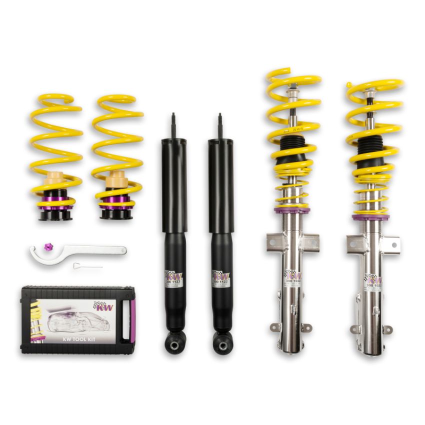 KW 10230045 Coilover Kit V1 Ford Mustang Coupe + Convertible; excl. Shelby GT500
