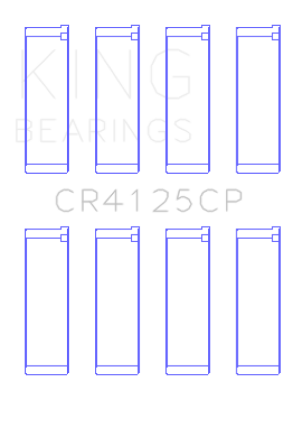 King Subaru EJ20/EJ22/EJ25 (Including Turbo) Performance Rod Bearing (Set of 4)