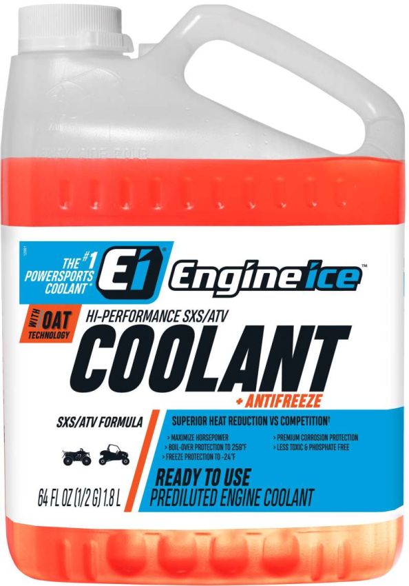 Engine Ice 12556 Hi Performance SXS/ATV Coolant + Antifreeze 1/2 Gal