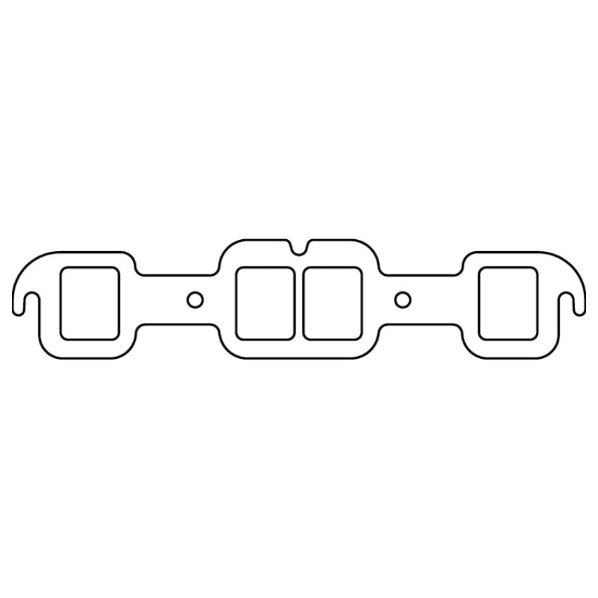 Cometic Gasket C15330HTG Cometic Oldsmobile 400/425/455 .094in HTG Exhaust Gasket Set - 1.920in x 1.550in Rectangular Ports