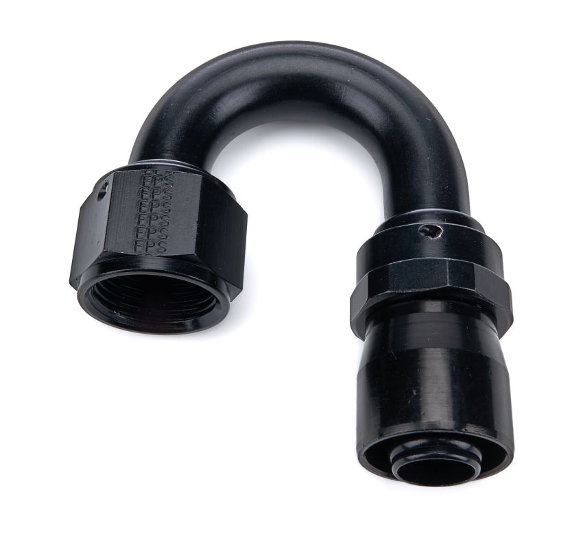 FRAGOLA FRG3118012 #12 180-Deg Crimp Hose Fitting