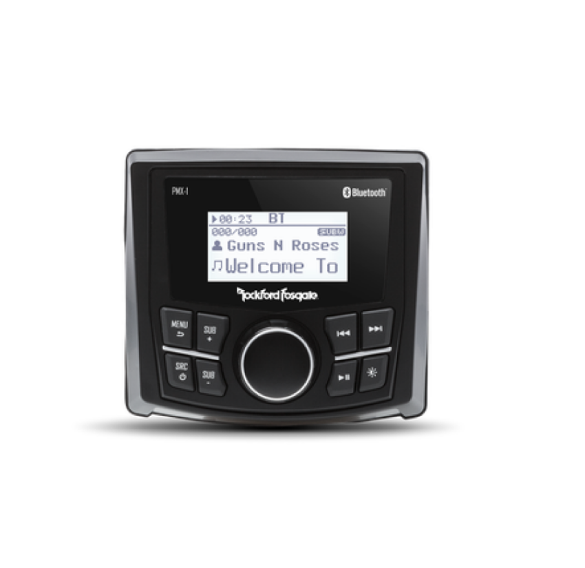 Rockford Fosgate UTV PMX-1 Rockford Fosgate 2.3in. Dot Matrix Display Punch Marine Grade Media Receiver