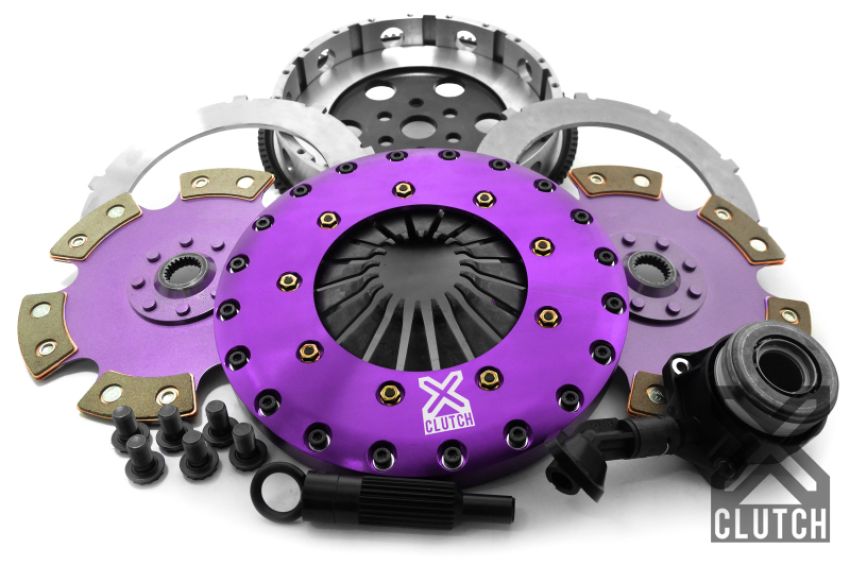 XCLUTCH XKFD23659-2E 13-18 Ford Focus ST 2.0L 9in Twin Solid Ceramic Clutch Kit