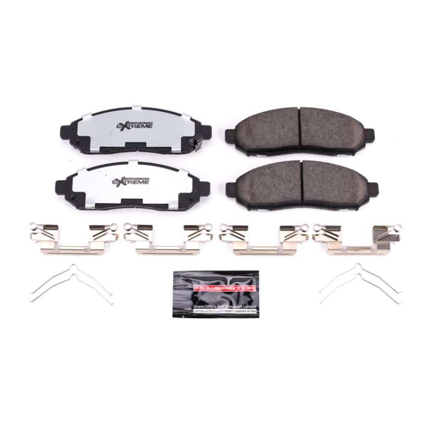 PowerStop Z36-1094 PowerStop - Z36 Truck and SUV Carbon-Fiber Ceramic Brake Pads with Hardware Kit