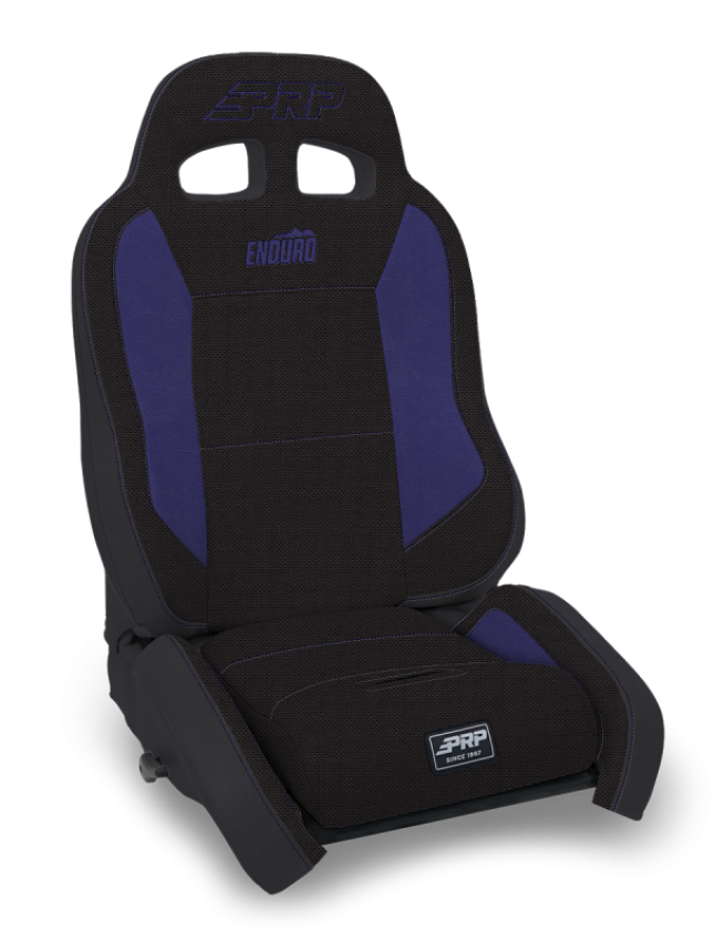 PRP Seats A9001045-50-M PRP EnduroCrawl Reclining Suspension Seat - Black/Purple Tweed - Passenger