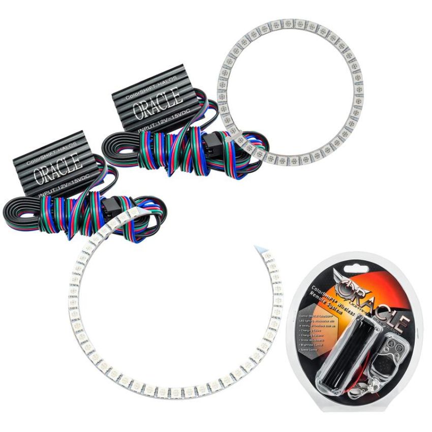 Oracle Lighting 2613-330 Motorcycle LED Halo Kit, ColorSHIFT