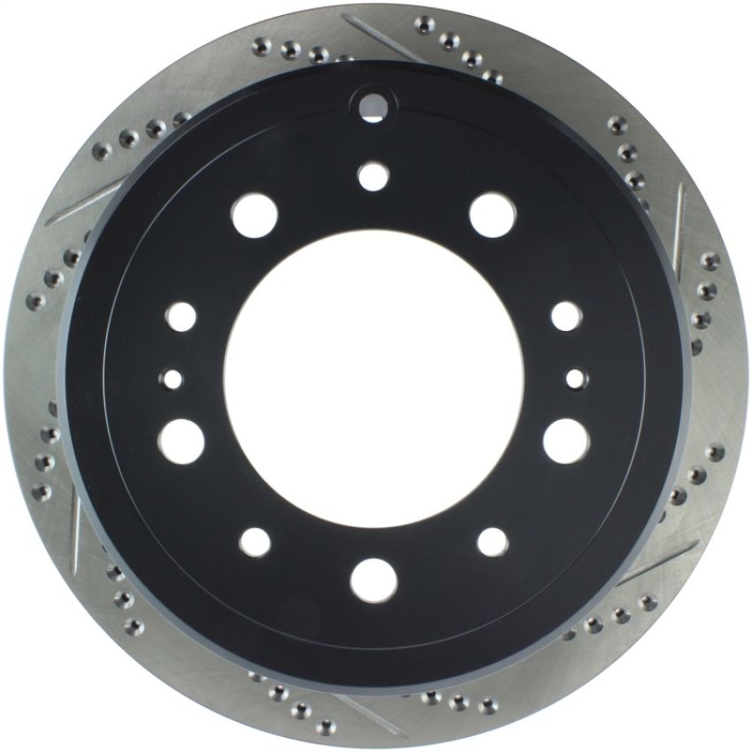 Stoptech 127.44087L Slotted & Drilled Sport Brake Rotor