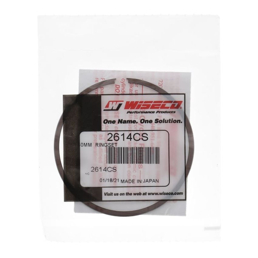 Wiseco 2614CS Wiseco Piston Ring Set, 2 Cycle, 66.40 MM Bore