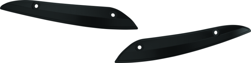 Kuryakyn 2633 Windshield Side Trims Gloss Black
