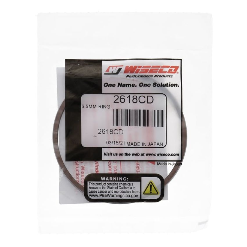 Wiseco 2618CD Wiseco Piston Ring Set, 2 Cycle, 66.50 MM Bore