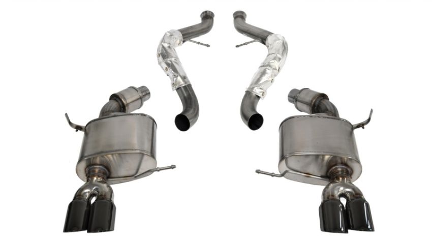 CORSA Performance 14569BLK Corsa 2008-2012 BMW M3 E90 Black Sport Cat-Back Exhaust