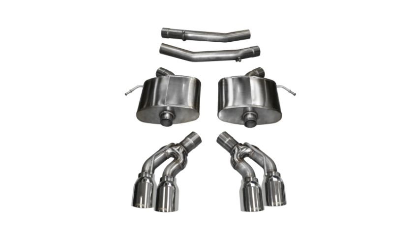 CORSA Performance 14358 Corsa 2016-2019 Cadillac CTS V 6.2L V8 2.75in Polished Xtreme Axle-Back Exhaust