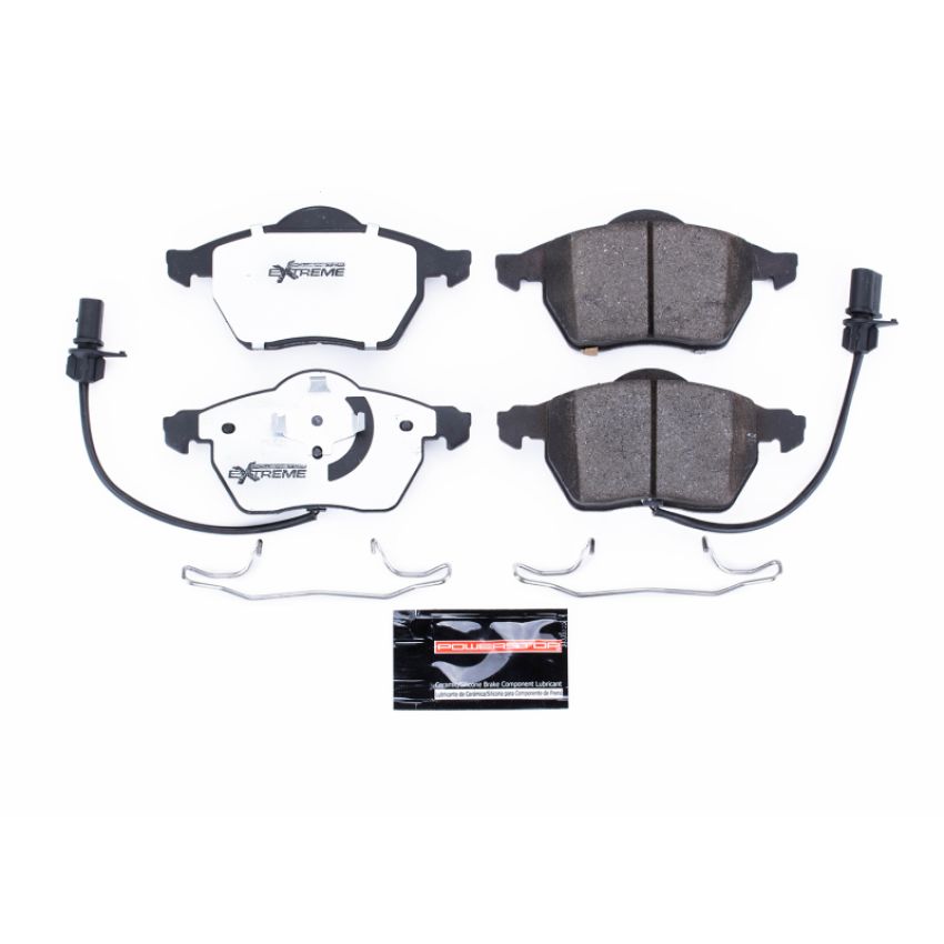 PowerStop Z26-840 PowerStop - Z26 Performance Carbon-Fiber Ceramic Brake Pads with Hardware Kit