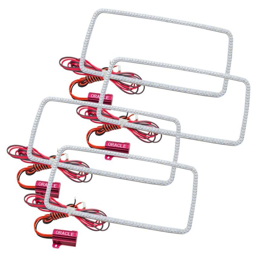 Oracle Lighting 2629-001 LED Halo Kit, New Square Ring Design, White