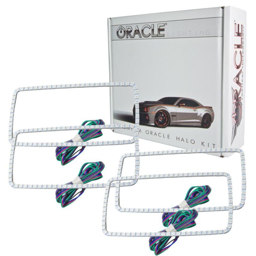 Oracle Lighting 2629-334 ColorSHIFT(tm) Halo Kit, New Square Ring Design, ColorSHIFT(tm) - No Controller
