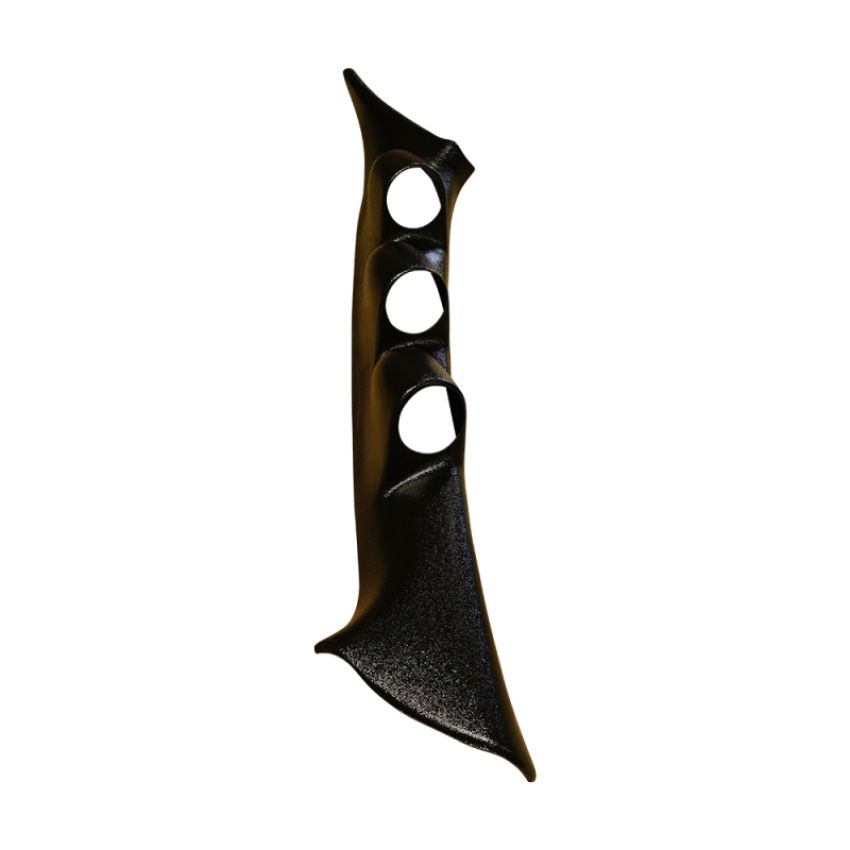 BLOX Racing BXPP-31976 00-05 Mitsubishi Eclipse Pillar Pod Gauge Mount - 3 Gauges