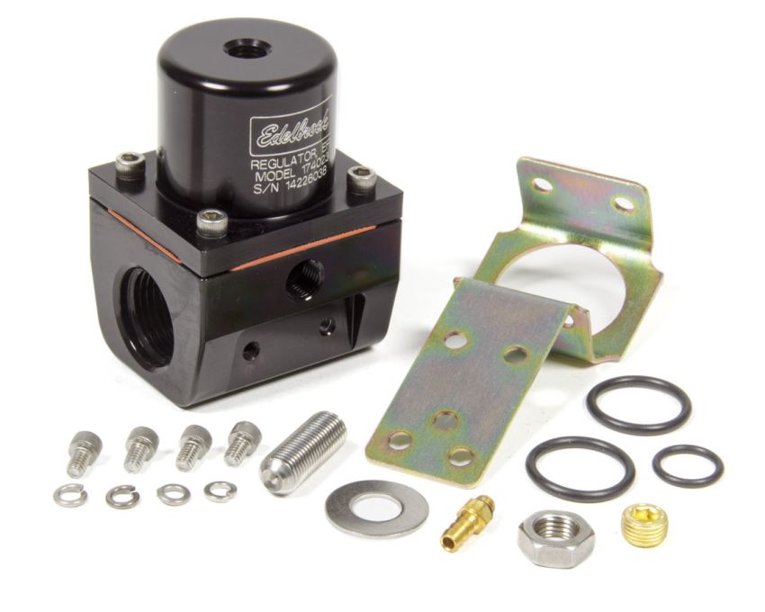 EDELBROCK EDE174023 Fuel Pressure Regulator EFI Style 35-90psi Blue