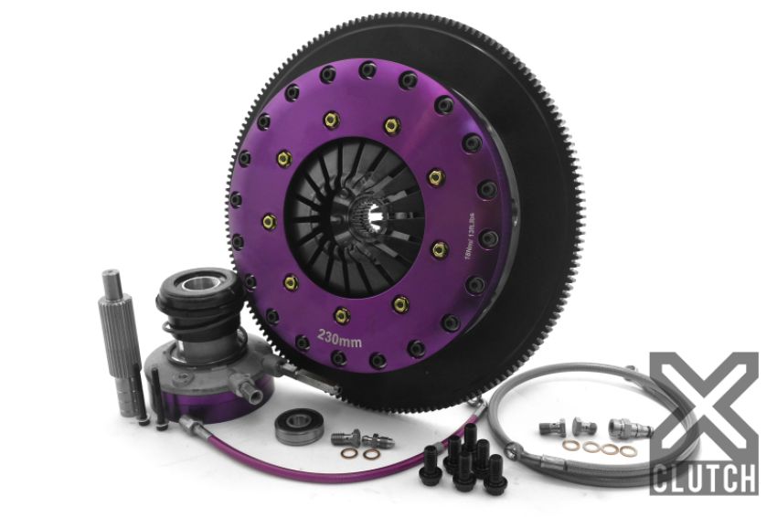 XCLUTCH XKGM23639-2G 10-15 Chevrolet Camaro 6.2L 9in Twin Solid Organic Clutch Kit