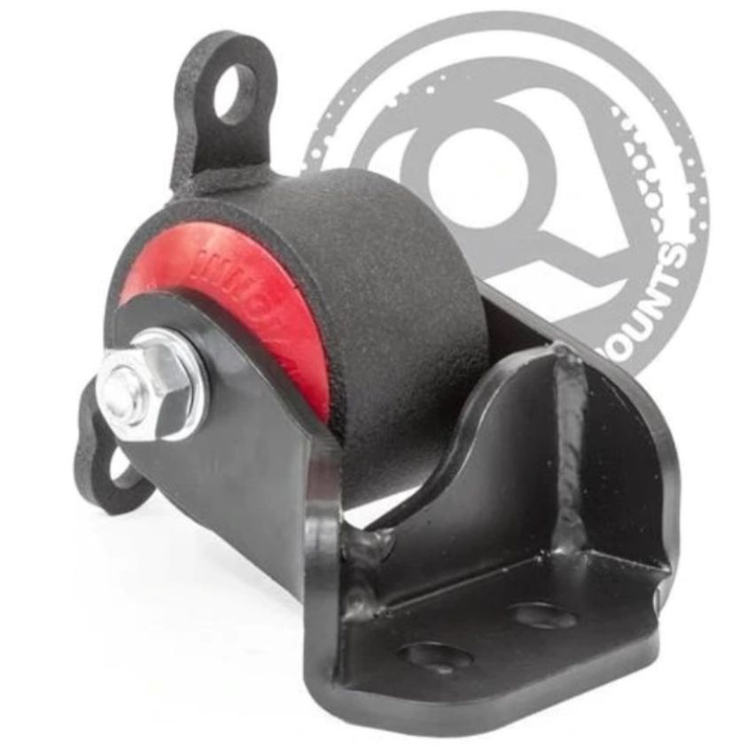 Innovative Mounts 19142-85A Innovative 88-91 Civic / CRX D-Series Black Steel 85A Bushing Front Mount for D-Series Cable Trans
