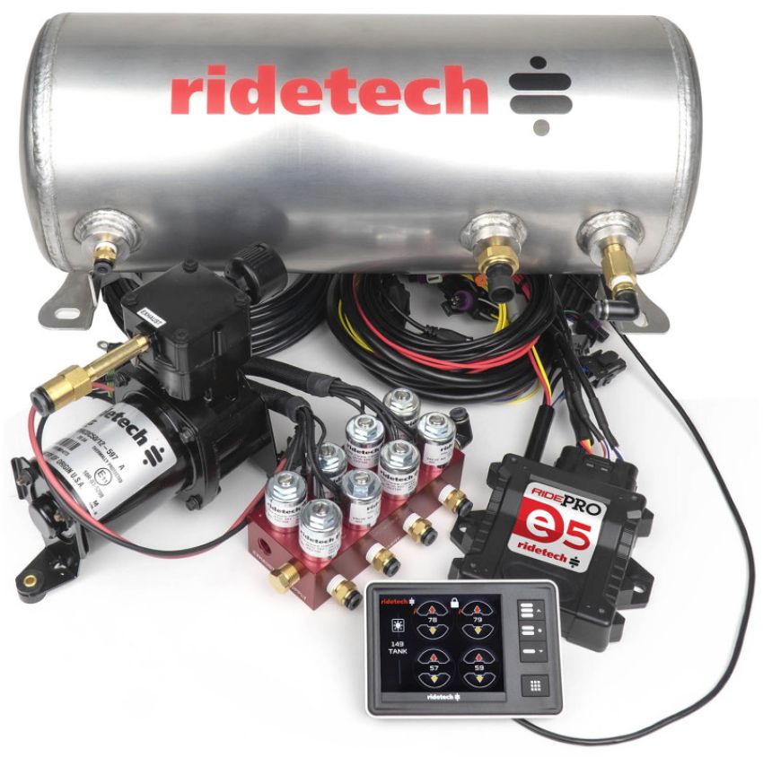 Ridetech 30534000 RidePro E5 air suspension control system with 3 gallon tank.