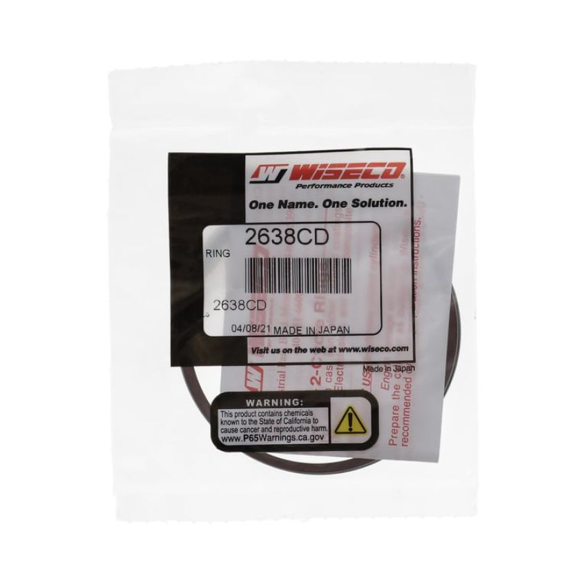 Wiseco 2638CD Wiseco Piston Ring Set, 2 Cycle, 67.00 MM Bore