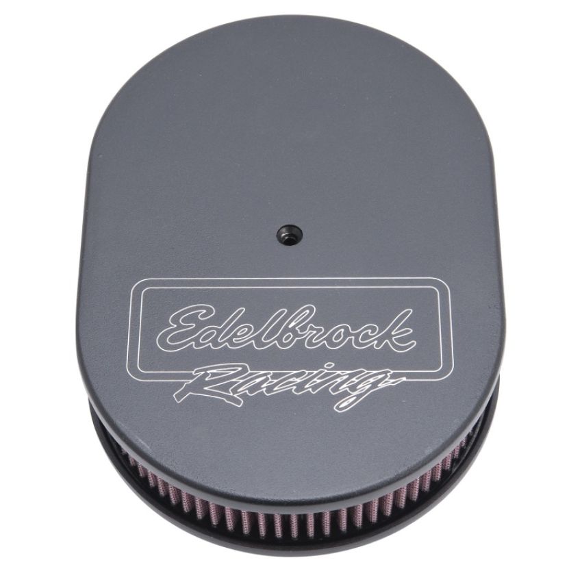 EDELBROCK EDE42203 Oval Air Cleaner Assm. - Black