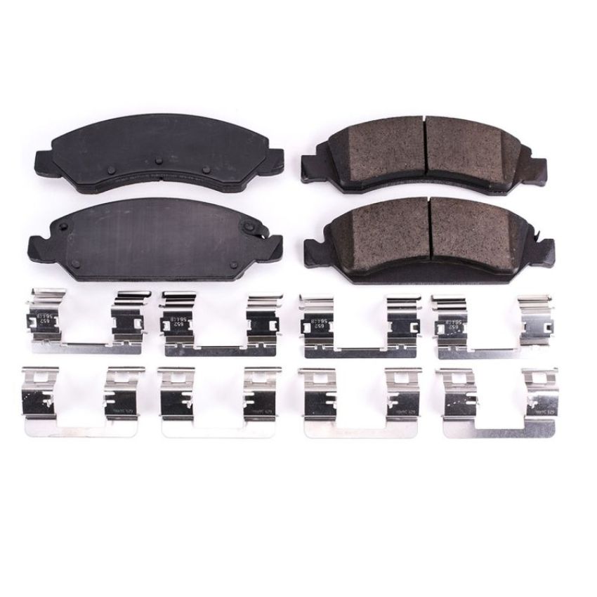 PowerStop 17-1367 PowerStop - Z17 Low-Dust Ceramic Brake Pads with Hardware