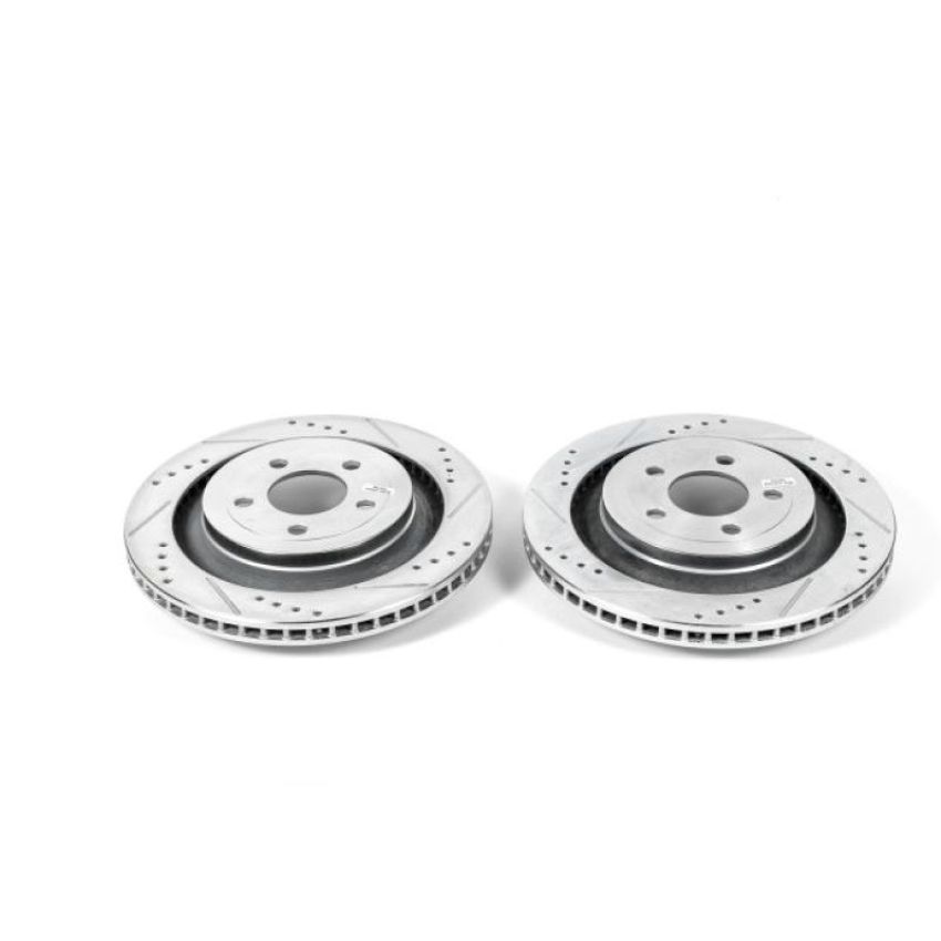 PowerStop AR85160XPR PowerStop Evolution Performance Drilled, Slotted & Plated Brake Rotor Pair