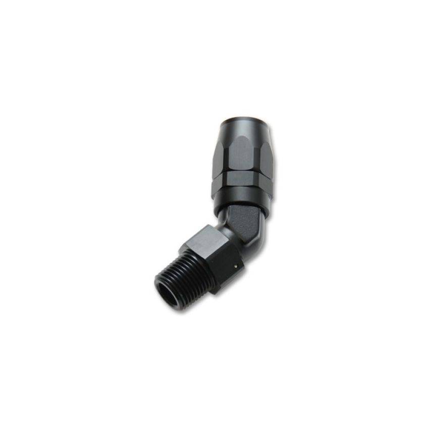 Vibrant Performance 26410 Male Hose End Fitting, 45 Degree; Size: -16AN; Pipe Thread 3/4