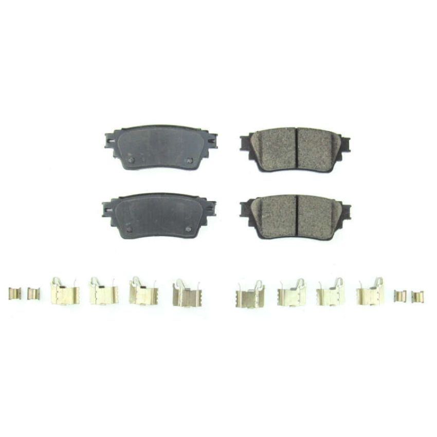 PowerStop 17-2135 PowerStop - Z17 Low-Dust Ceramic Brake Pads with Hardware