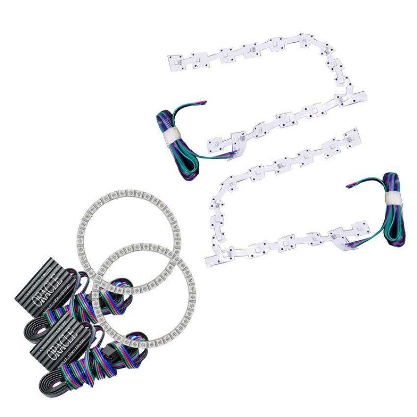 Oracle Lighting 2642-334 ColorSHIFT(tm) Halo Kit, w/ DRL, ColorSHIFT(tm) - No Controller