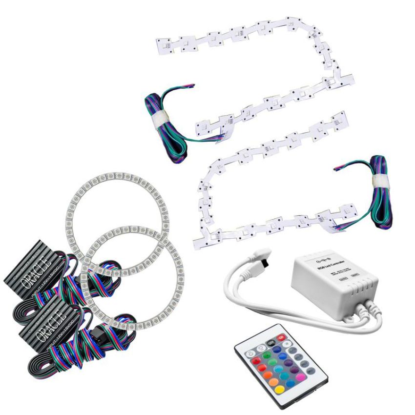 Oracle Lighting 2642-504 ColorSHIFT(tm) Halo Kit, w/ DRL, ColorSHIFT(tm) - Simple