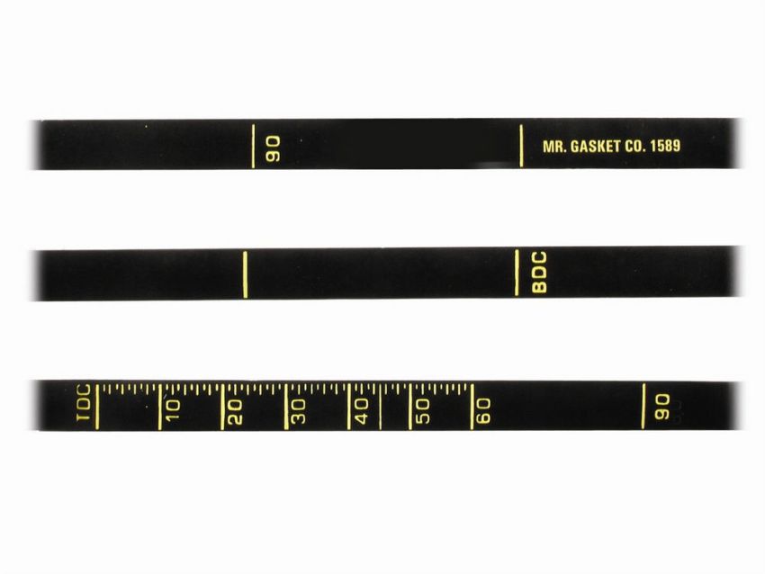 MR. GASKET MRG1589 Bbc 7in Timing Tape