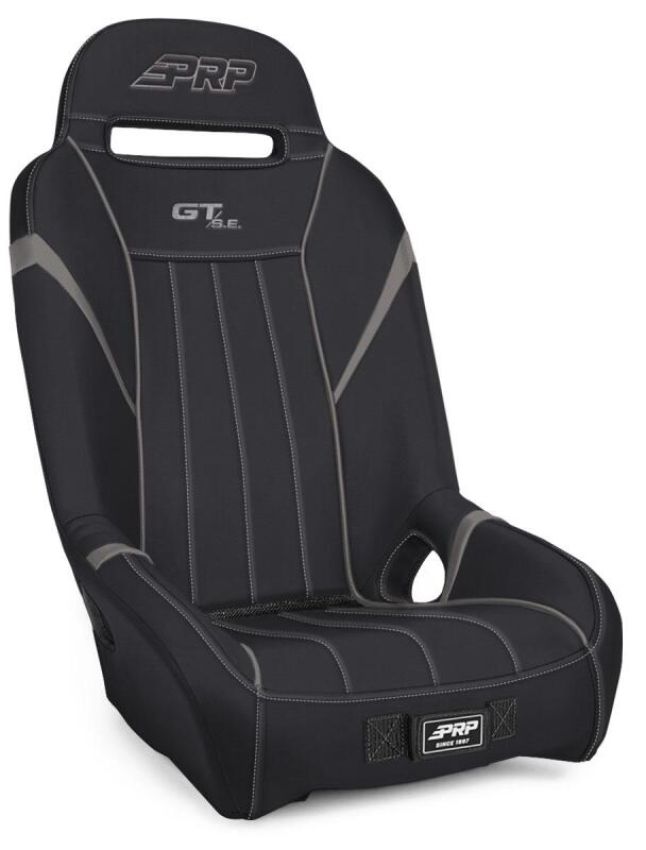 PRP Seats A58R-203 PRP GT/S.E. Rear Suspension Seat- Black/Grey