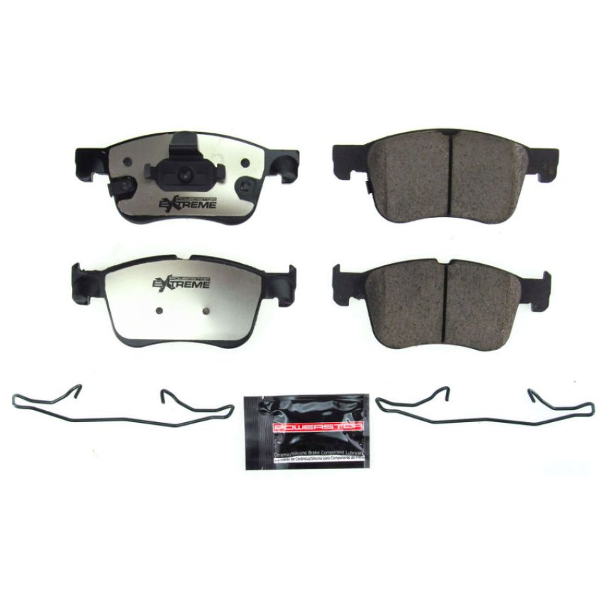 PowerStop Z36-2300 PowerStop - Z36 Truck and SUV Carbon-Fiber Ceramic Brake Pads with Hardware Kit
