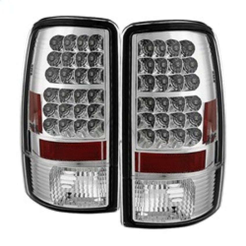 SPYDER 5001535 LED Tail Lights - Chrome