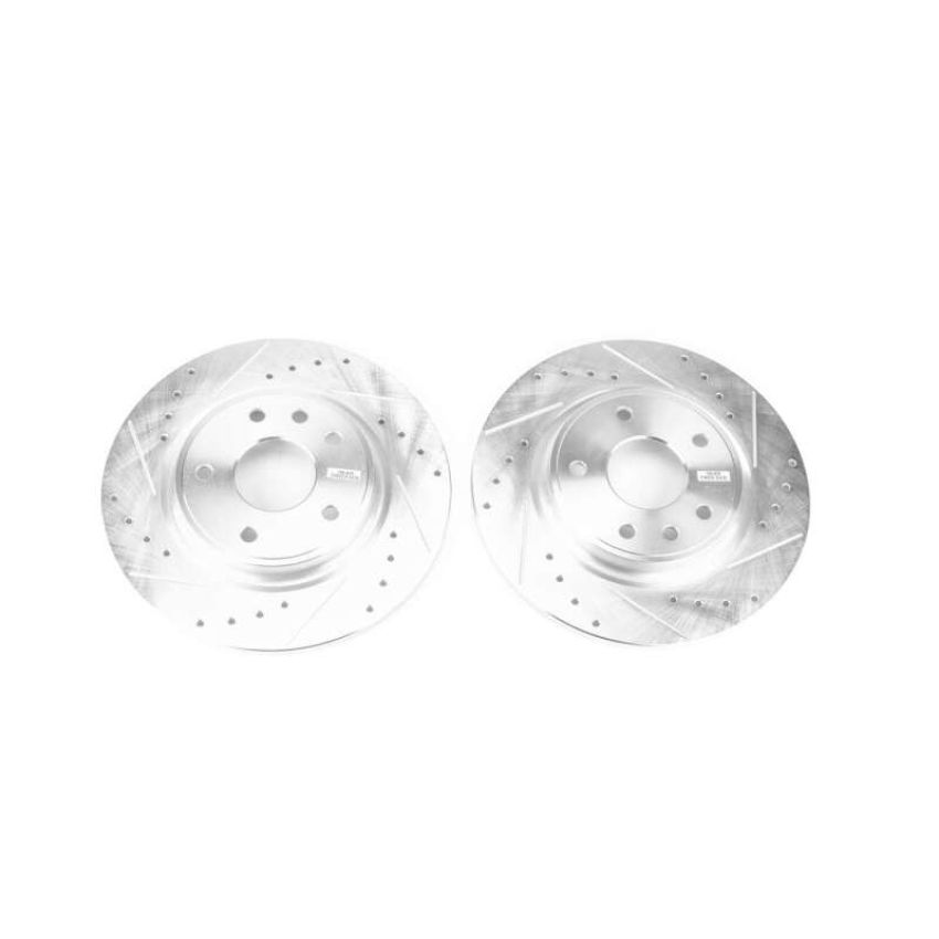 PowerStop AR86001XPR PowerStop Evolution Performance Drilled, Slotted & Plated Brake Rotor Pair