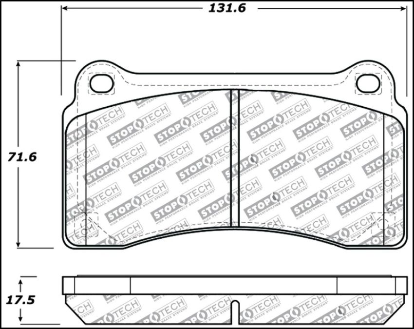 Stoptech 309.13830 Performance Brake Pads