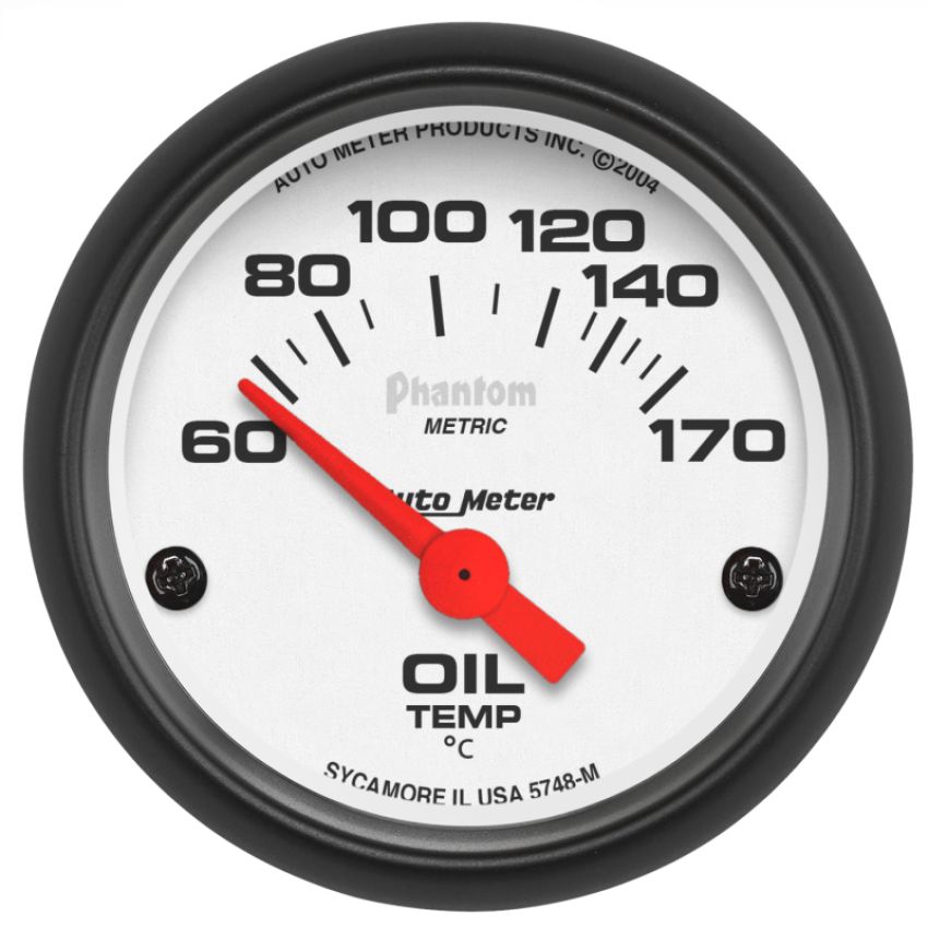 AutoMeter 5748-M GAUGE, OIL TEMP, 2 1/16