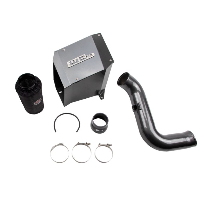 Wehrli WCF100191-CT 2004.5-2005 LLY Duramax 4in Intake Kit with Air Box - Candy Teal