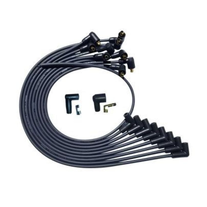 MOROSO MOR51026 Ultra Plug Wire Set SBC Over V/C Black