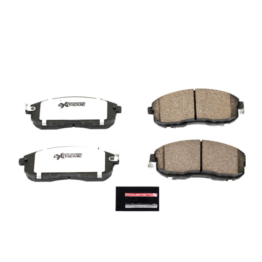 PowerStop Z26-815 PowerStop - Z26 Performance Carbon-Fiber Ceramic Brake Pads with Hardware Kit