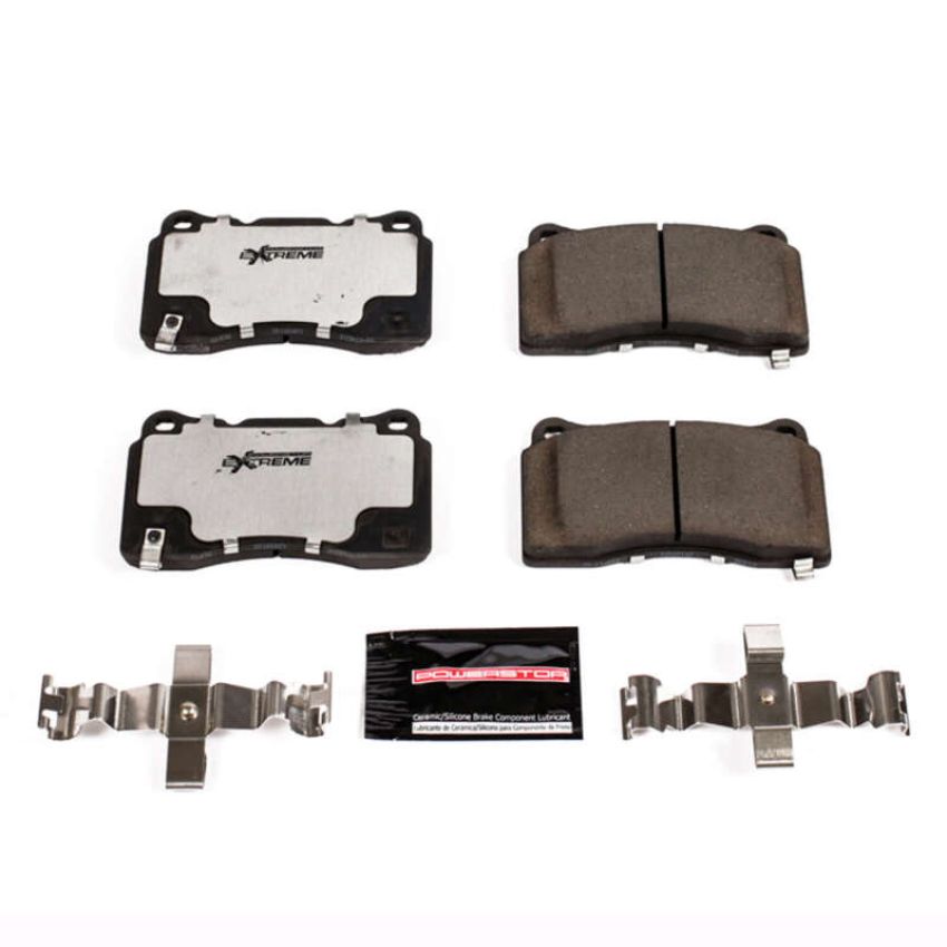 PowerStop Z26-1836 PowerStop - Z26 Performance Carbon-Fiber Ceramic Brake Pads with Hardware Kit
