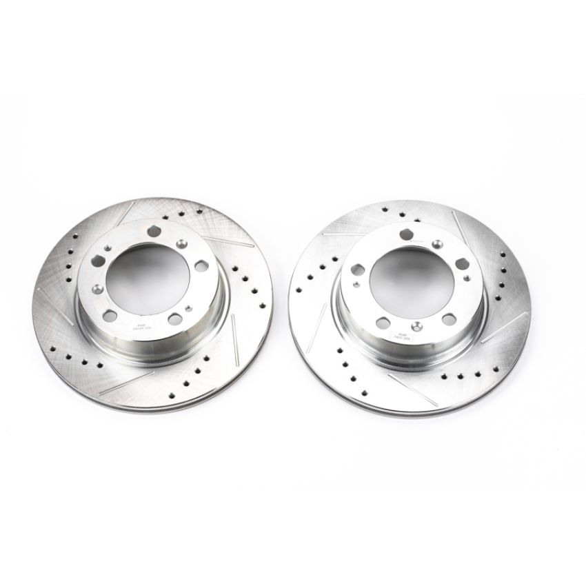 PowerStop EBR621XPR PowerStop Evolution Performance Drilled, Slotted & Plated Brake Rotor Pair