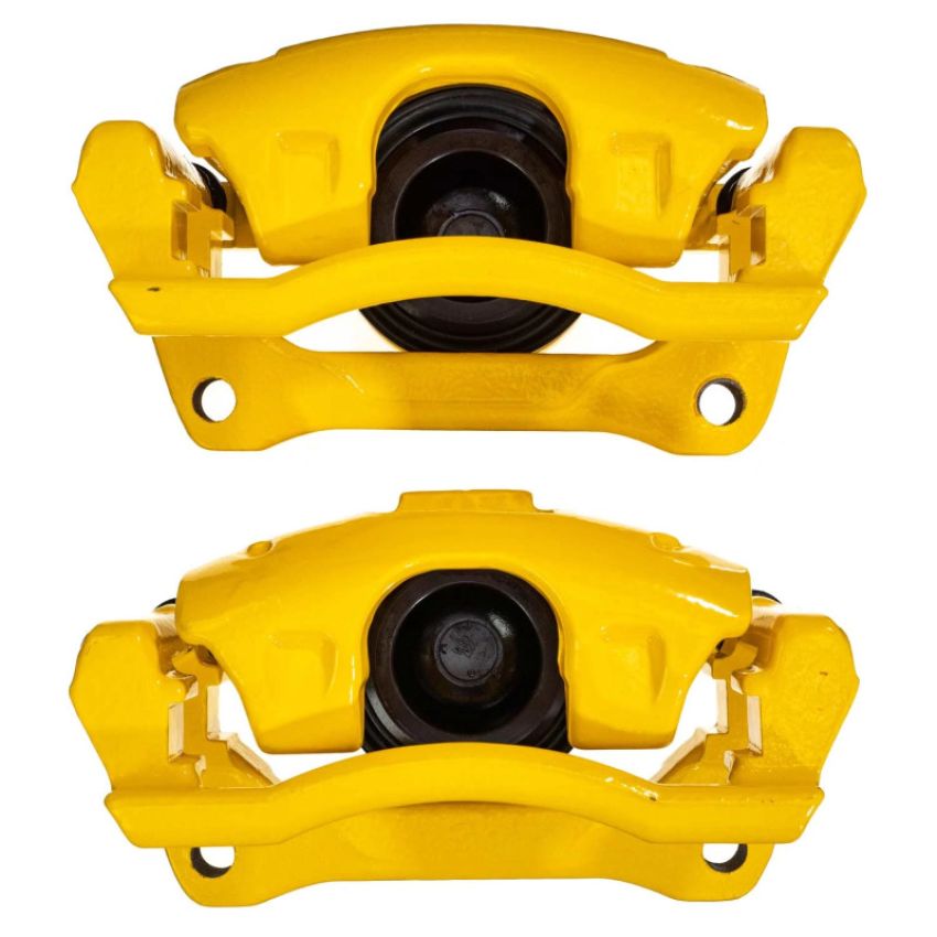 PowerStop S5044YLW Yellow Powder Coated Calipers