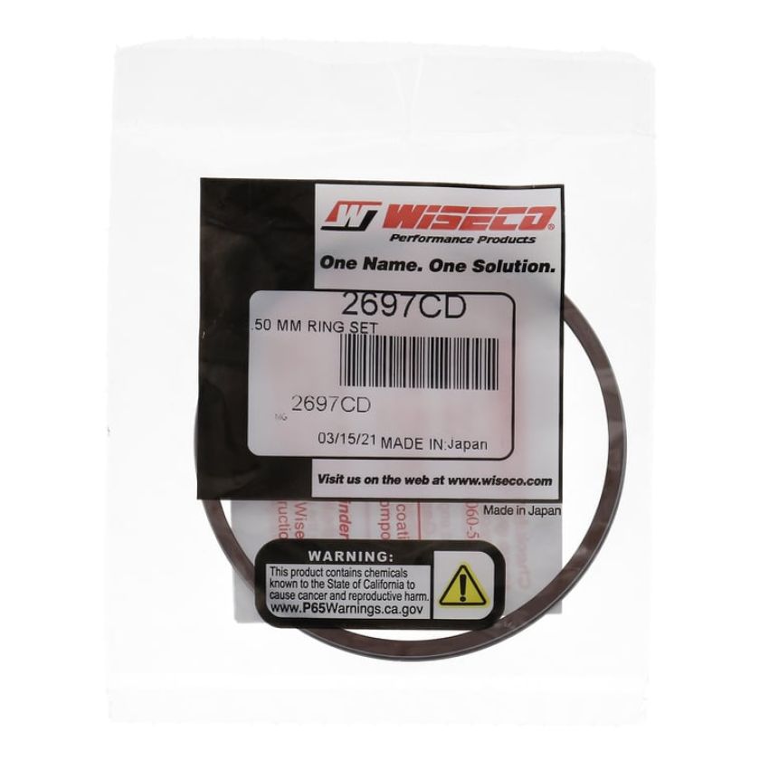 Wiseco 2697CD Wiseco Piston Ring Set, 2 Cycle, 68.50 MM Bore