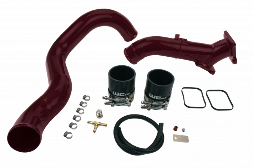Wehrli 01-04 Chevrolet 6.6L LB7 Duramax 3in Y-Bridge Kit - Candy Red